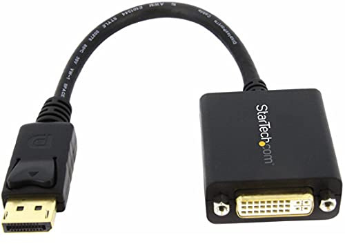 StarTech.com DisplayPort auf DVI Adapter - DP (Stecker) zu DVI-I (Buchse) Video -Konverter - maximale Auflösung 1920x1200