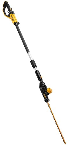 Dewalt 18V Akku-Stabheckenschere DCMPH556N (55 cm Schwertlänge, 25mm Schnittkapazität, mit 2-Handsicherheitsschalter, einstellbar in 7 Schnittwinkel, Lieferung ohne Akku & Ladegerät)