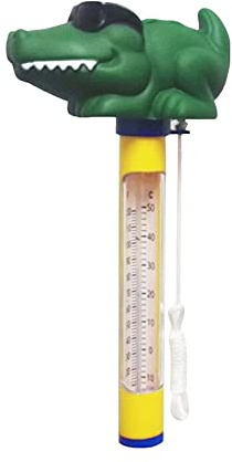 Andoer Schwimmendes Pool-Thermometer, Wasserthermometer, Cartoon-Tierform, Wassertemperatur-Thermometer für Außen-, Innen-, Schwimmbäder, Spas, Whirlpools, Fischteiche