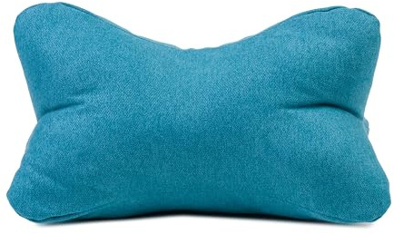Gözze - Kuschelweiches Lesekissen Darco, Ideal als Sofakissen oder Leseknochen, 40 x 25 cm - Petrol, Benzin