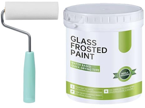 Milchglas-Farbe für Fenster, Fenster-Privatsphären-Farbe, Milchglas-Spray, wasserdicht, matte Milchglas-durchscheinende Glasfarbe, für Zuhause, Badezimmer, Küchen, Schiebetüren, Büros auf
