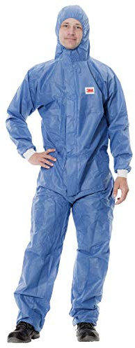 3M Schutzanzug 4530L, blau+weiss Typ 5/6 Gr. L