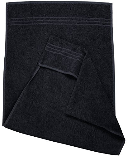 KTX7 Fitness-Handtuch / Sporthandtuch V.2,aus Baumwolle (Schwarz)