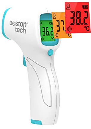 Digitales Infrarot-Stirnthermometer für Babys, Kinder und Erwachsene | Sofortige Messung | Berührungslos und präzise | 3-farbiger Fieberalarm | Speicher für 20 Messungen | Medizinisches Thermometer