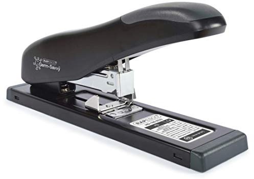 Rapesco 1276 ECO HD-100 Hochleistungsheftgerät, 100 Blatt Kapazität, Schwarz