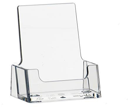 TAYMAR 10 Stück Visitenkartenhalter im Hochformat, transparent