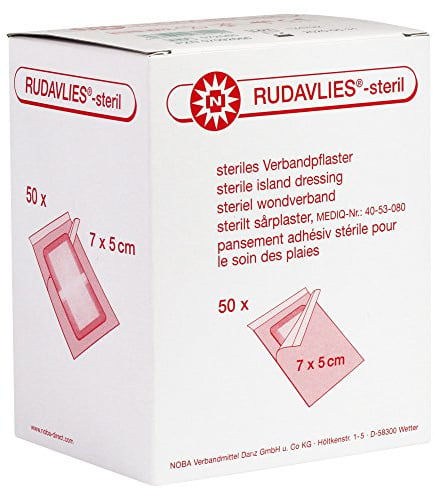 NOBA Rudavlies steriles Wundpflaster – 50 Stück – sterile Pflaster – verschiedene Größen – 2,76, nicht vorhanden