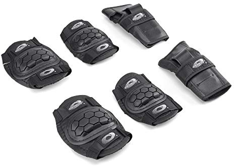 Osprey Kinder Skate-Schutzset BMX 6 PCS Knie-, Ellenbogen- und Handgelenkschoner