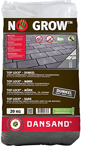Pflasterfugenmörtel Ohne Unkraut Dansand 2-15mm 20 kg anthrazit