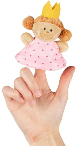 Sigikid Fingerpuppe Kasperl Handpuppe Plüschpuppe Rollenspiel Geschenk | Plüschfigur Fingerpuppe Mini Kasperle-Theater - fröhlich, bunt, kindgerecht spielen und lernen