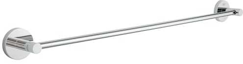 GROHE Essentials - Badetuchhalter (Material: Metall, 600mm, zum bohren oder kleben), chrom, 40366001