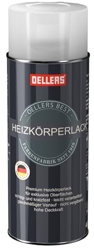 OELLERS Best Heizkörperlack - Spray, 400 ml, RAL 7016 anthrazitgrau, temperaturbeständig bis 120°C