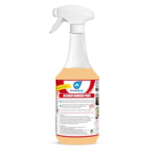 KaiserRein Intensivreiniger Küchenreiniger - Profi Fettlöser Spray 1L - Entfernt effektiv Fett und hartnäckige Verschmutzungen in der Küche, Gastronomie, Grill, Oberflächen