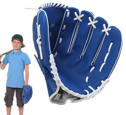 Baseball Handschuhe Batting Gloves, PU-Leder Erwachsenen Baseball Training Wettbewerb Handschuh, Softball-Handschuhe Für Kinder, Teenager