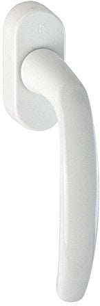 HOPPE 10760943 Fenstergriff Atlanta-Secustik 90°, VK 7 x 32-42 mm, weiß RAL 9016