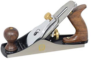 Spear & Jackson CSP4 Tischler-Putzhobel/Glätthobel Nr. 4 – Gusseisenkörper, präzisionsgefräste Auflagefläche, Klinge aus hochkohlenstoffhaltigem Stahl, für Möbelbau & Schreinerei