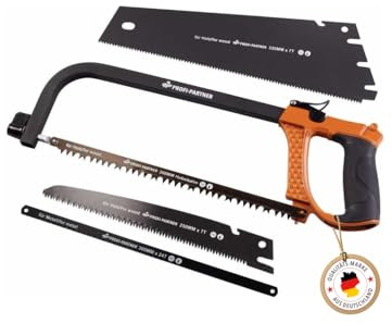 Profi-Partner 4in1 Multifunktions-Säge mit Schnellverschluss – Das komplette Säge-Set inkl. 4 Spezial-Sägeblättern für Holz, Kunststoff & Metall