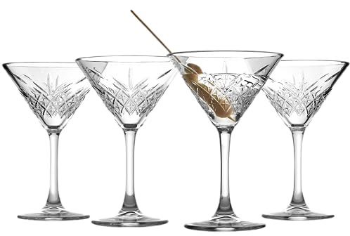 Pasabahce Timeless Set mit 4 Martinischalen, 23 cl