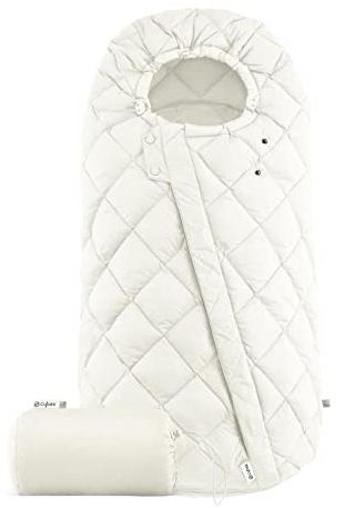CYBEX Gold Fußsack Snøgga 2, Für Kinderwagen, Für Kinder von 6 Monaten bis 3 Jahren, TOG 4, Seashell Beige