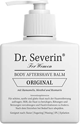 Dr. Severin® Women Original After Shave Balsam I Gegen Rasierpickel Rötungen I Rasur Epilation Waxing Sugaring I 200 ml Pumpspender