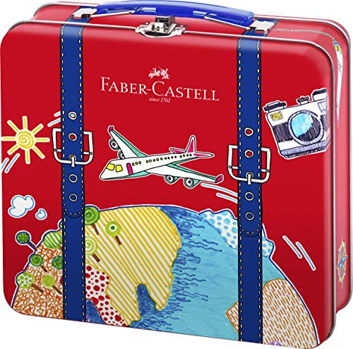 Faber-Castell 155535 - Filzstifte Connector Reisekoffer mit 40 Stiften