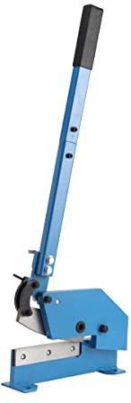 Lfhelper Handhebelschere 200 mm Manuelle Metallschere Hebelschere Blechschere Schlagschere Blech Schere Messerlänge Lang Griff Stahl Blechschere Schlagschere Metall-Cutter für Blech und Metall, Blau