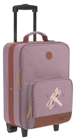 LÄSSIG Kinderkoffer Trolley Reisekoffer mit Teleskopstange und Rollen für Kinder Handgepäck/Trolley Adventure Dragonfly