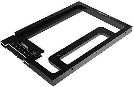 SABRENT 2.5 auf 3.5 interner Festplattenadapter Konverter Einbaurahmen Wechselrahmen, 2.5 SSD & SATA Festplatte zu 3.5” Desktop und servers, SATA Montage Adapter Halterung Caddy (BK-PCBS)