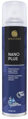 SOLITAIRE Nano Plus Imprägnierspray 400ml - Premium Schutz für Leder, Textilien & Zelte, Wasser- und Schmutzabweisend, Ideal für Schuhe, Taschen, Kleidung & Outdoor-Aktivitäten
