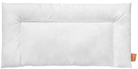 sleepling Bauchschläferkissen 40x80 cm flach, Kopfkissen für Bauchschläfer | Bauchschläferkopfkissen 40 x 80 cm, Kissen mit Baumwollmischgewebe, Made in EU, 60 Grad waschbar, OEKO-TEX