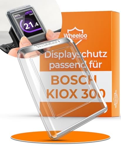 Wheeloo Displayschutz für Bosch Kiox 300 E-Bike Display | Transparent & Wasserdicht