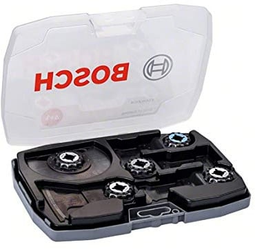 Bosch 5 tlg. Starlock Best of Cutting Tauchsägeblatt Segmentsägeblatt Multitool Set (für Holz und Metall, Professional Zubehör Multifunktionswerkzeug)