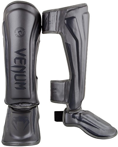 Venum, Elite Standup Schienbeinschützer, Herren, L, Grau/Grau