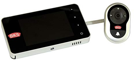 BKS Digitaler Türspion DS-40 mit 4,0 Zoll Farb TFT-Display mit Infrarot - Nachtsichtfunktion incl. Klingel mit 3 Lautstärken und Aufnahmefunktion
