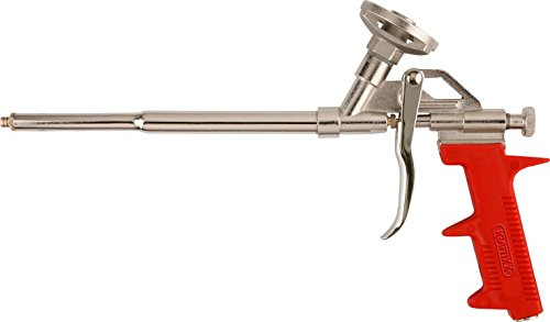 kwb PU-Bauschaumpistole aus Metall - Profi-Dosierpistole für Bauschaum Dosen - Mit ergonomischem Kunststoffgriff