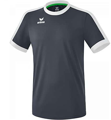 Erima Unisex Erwachsene Retro Star Trikot (3132128), Slate Grey/weiß, M
