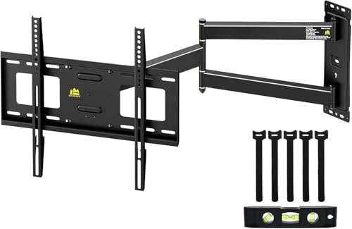 FORGING MOUNT Lang Arm TV Wandhalterung Ecke TV Halterung für 23- 60 Fernseher/Monitore 84cm Glatte Verlängerung Schwenkbare Neigbare Wandhalterung Fernseher Hält 45kg, Max. VESA 400x400 mm