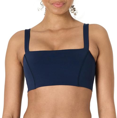 Amazon Essentials Damen Active FormFlex Buttery Soft Bandeau-Sport-BH mit verstellbaren Trägern, für leichten Halt