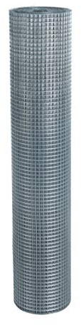 ESTEXO Volierendraht feuerverzinkt, Höhe 1,00 m 25 Meter 12 x 12 mm