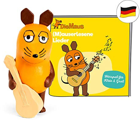tonies Hörfiguren für Toniebox, Die Maus – (M) auserlesene Lieder, Kinderlieder für Kinder ab 3 Jahren, Spielzeit ca. 40 Minuten