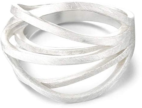 Heideman Ring Damen Arcus aus Edelstahl silber oder gold farben poliert Damenring für Frauen zeitlos und doch verspielt hr24800_P