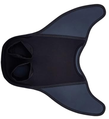 Raypontia 48 x 44 cm Flipper zum Schwimmen, verstellbare Schwimmflossen, Meerjungfrauen-Monoflosse, Trainingsmonoflosse für Kinder und Erwachsene