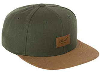 Reell Cap Suede 6-Panel Cap, Dark Olive, Einheitsgröße
