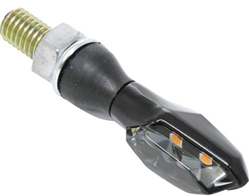 Highsider LED-Blinker SONIC-X2 schwarz mit ABE 14 mm, 32 mm, 11 mm, M8 | Vielseitig einsetzbar