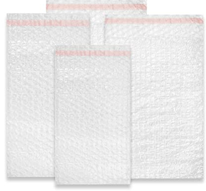 Luftpolstertaschen Flachbeutel Bubble Bags aus Luftpolsterfolie Versandtaschen Bubble-Bags (100, 300 x 400 + 50 mm)
