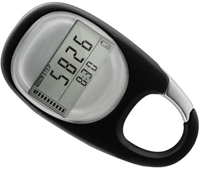YPYMOD 3D-Schrittzähler zum Gehen, Pedometer für Walking oder Laufen im Freien Wanderaktivitäten Männer Frauen Kinder
