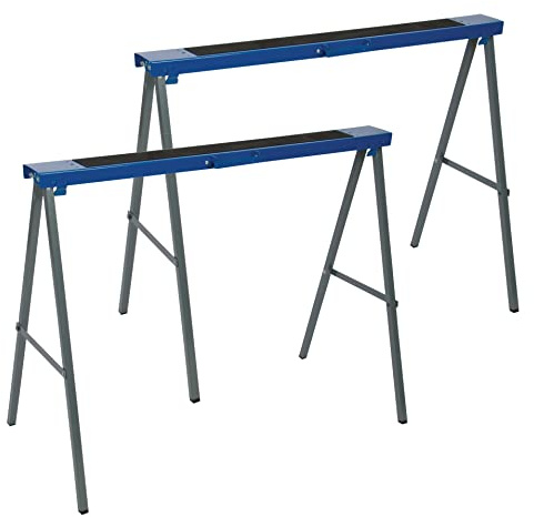 Silverline 783160 Metall-Sägebock, Doppelpack 125 kg