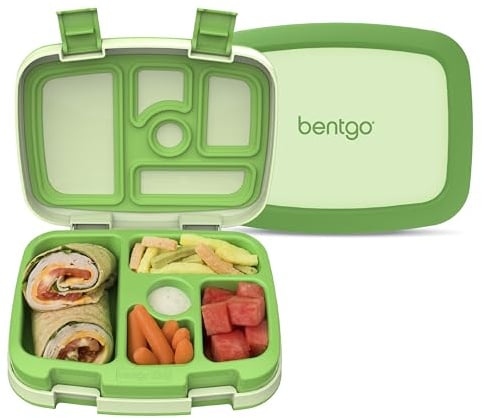 Kinder-Lunchbox mit 5 FÀchern grÌn