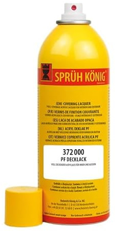Sprühlack seidenmatt 150ml zur Reparatur von Parkett und Holzoberflächen