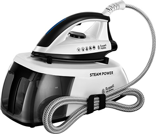 Russell Hobbs Dampfbügelstation Steam Power (2400W, 4,5 Bar Dampfdruck, herausnehmbarer 1,3 l Wassertank) Bügeleisen 24420-56